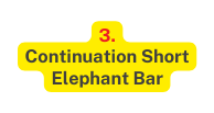 3 Continuation Short Elephant Bar