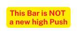 This Bar is NOT a new high Push